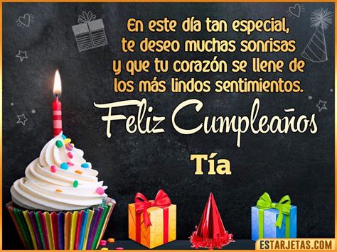 frase de feliz cumpleaños tia